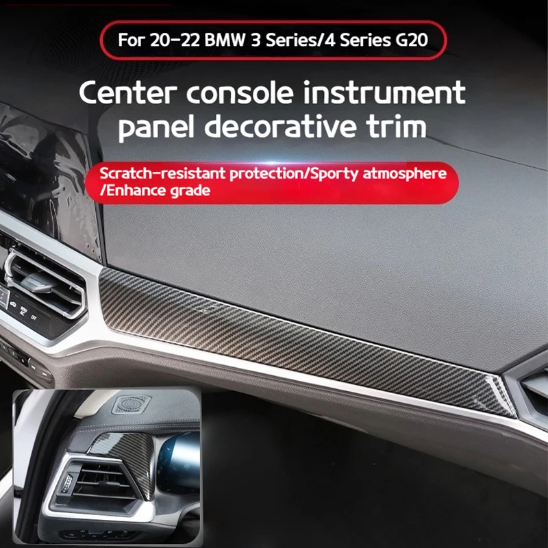 

For BMW 3 4 series G20 G26 2020-2022 Interior modification supplies for center console and instrument panel decorative strips