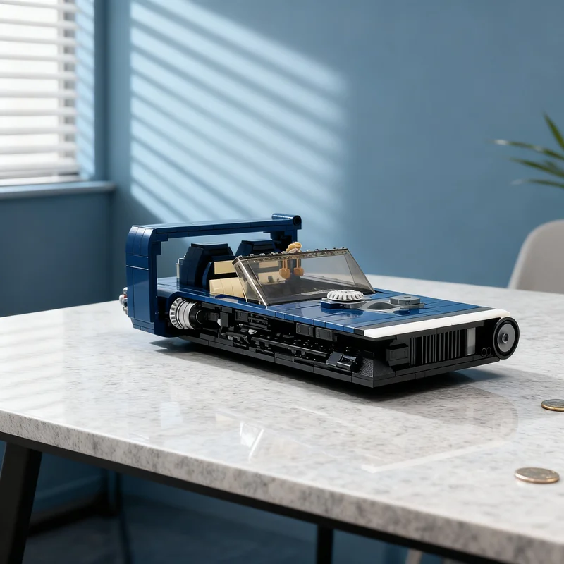 

845 деталей MOC M 68 Landspeeder Solo Speeder: Модель звездолета для сборки, архитектурный конструктор, рождественский подарок, игрушка, развивающая игрушка, DIY