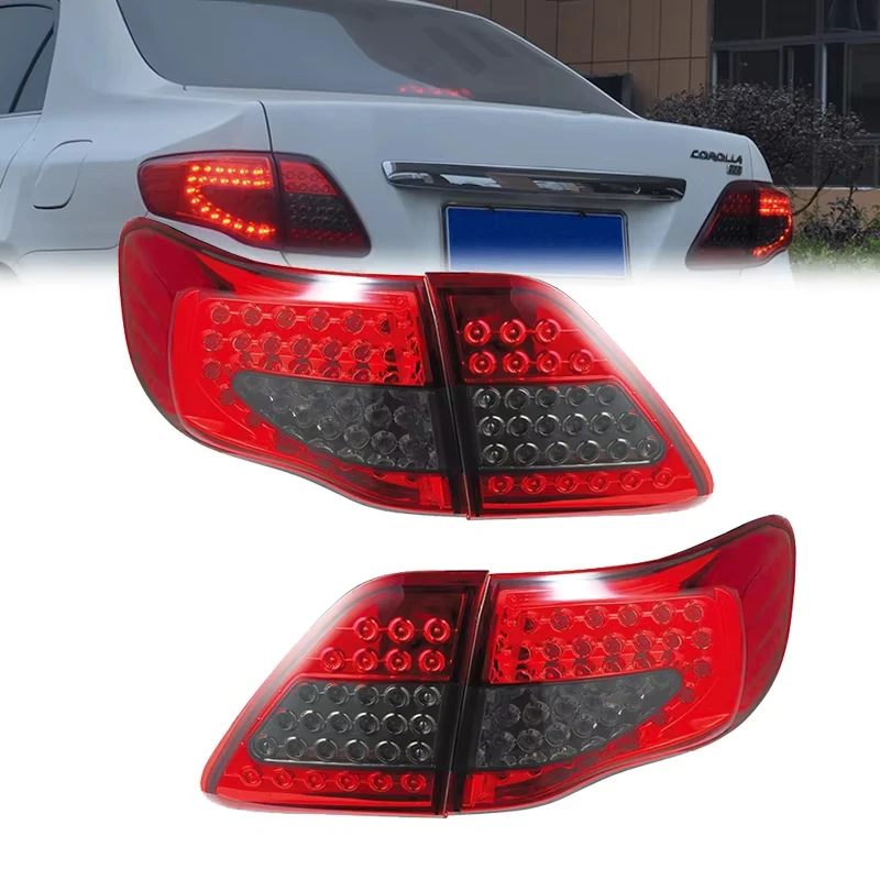 

Pair Car Rear Tail Light For Toyota Corolla LED Tail Lights 2007 2008 2009 2010 Rear Brake Lamp Plug and Play