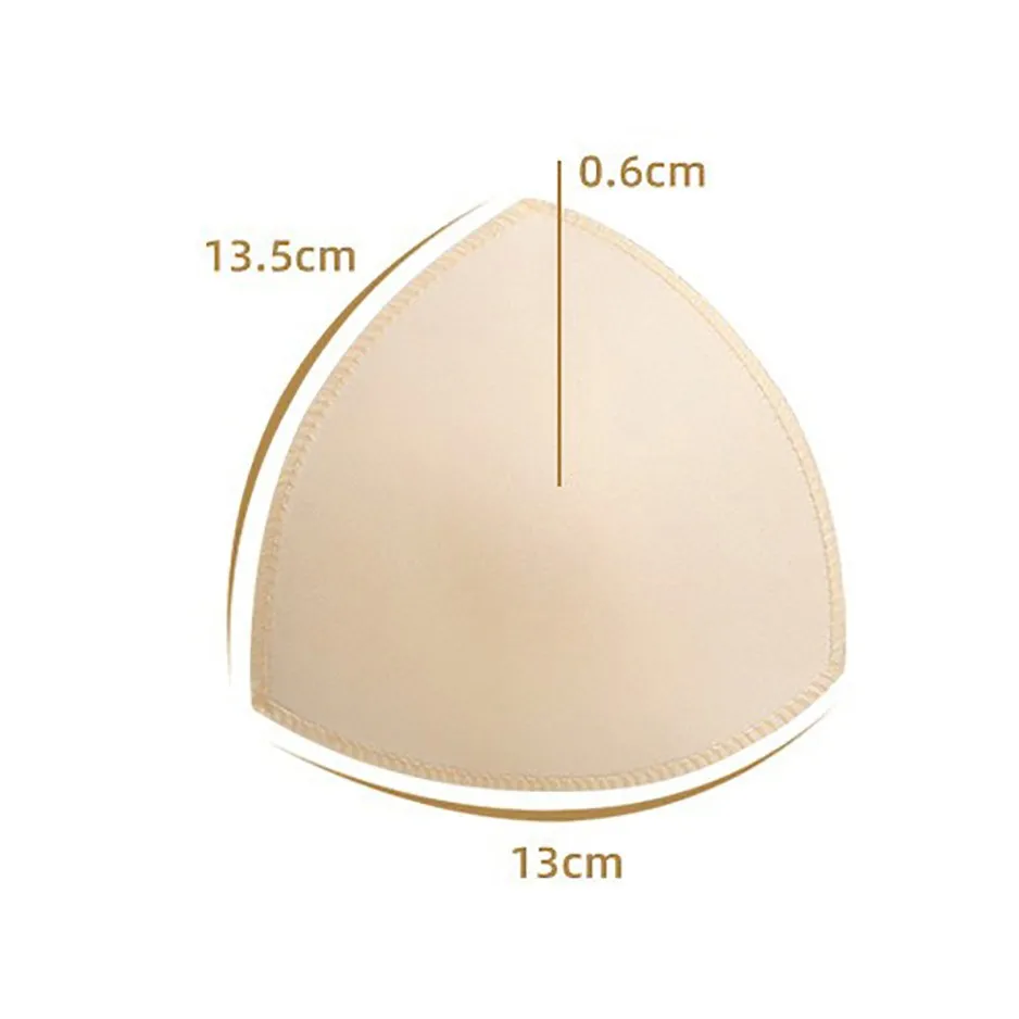 Strapless Backless Bra Anti-Expansion Cups Gathered Breathable Invisible Bra Woman Lock Edge Triangle Sponge Inserts Bra Pads