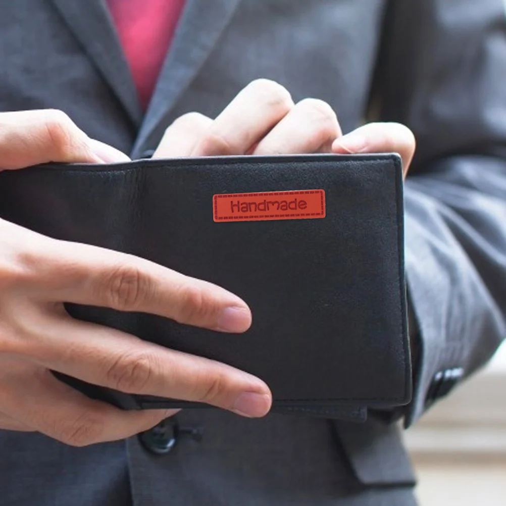 

100Pcs Chameleon Labels Mixed Shapes Handmade Tags for Sewing Crochet Knitwear Bags Hats DIY Crafts Garment Label