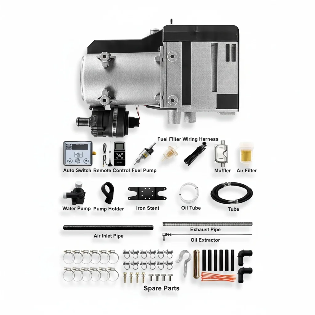 

Diesel Parking Heater, 12V 24V 5KW Liquid Water Heater, Engine Preheater, for MAN Heavy Duty 1987-1993 Engine 0 D 0826, Truck