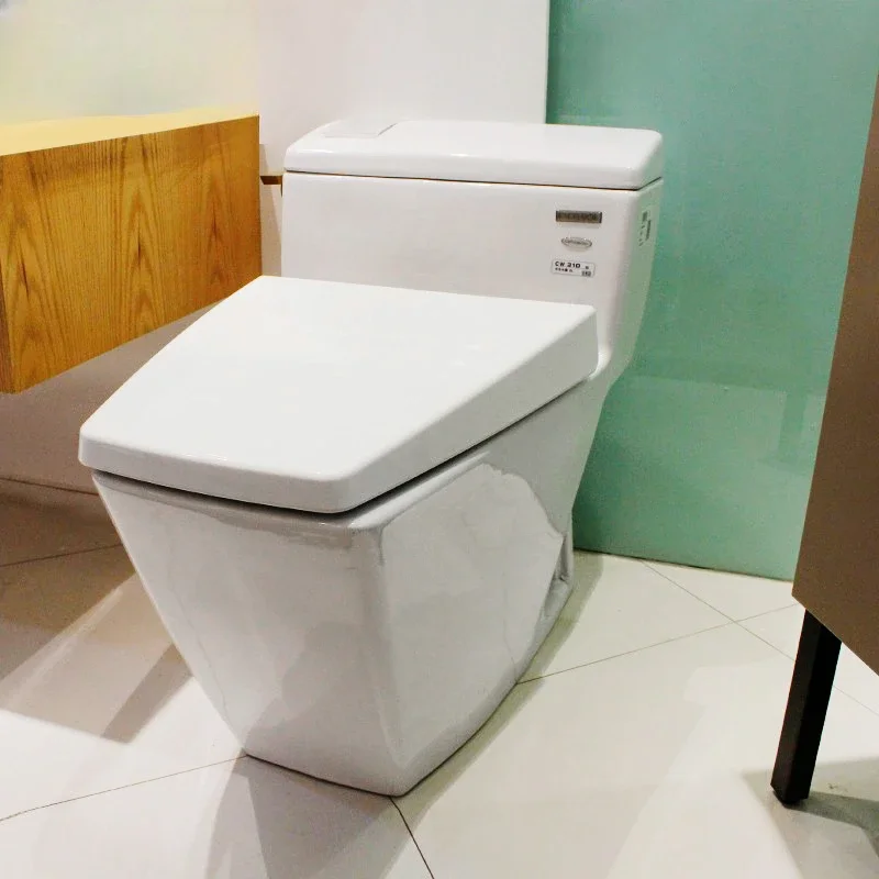 Bathroom one-piece toilet All-inclusive siphon toilet Household ceramic floor toilet