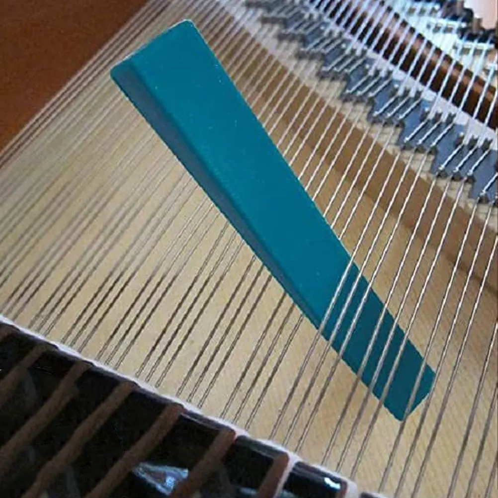 

Piano Tuning Tool Professional Mute Kit Durable Silencers Musical Instrument Repair Parts Rubber Wedge Long H Accessories