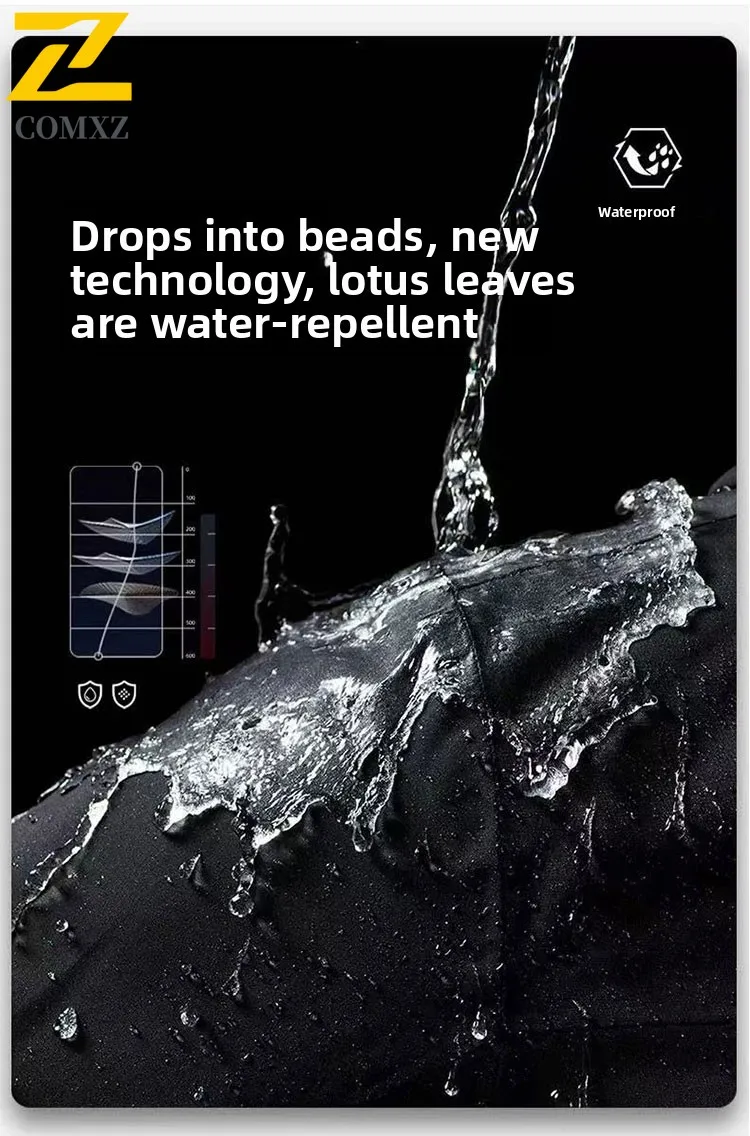 الشتاء الرجال سترة قطن 2025 جديد منتصف إلى طويل يندبروف سميكة الدافئة سترة معطف في الهواء الطلق الرجال عادية سستة مقنعين سترة قطن #4