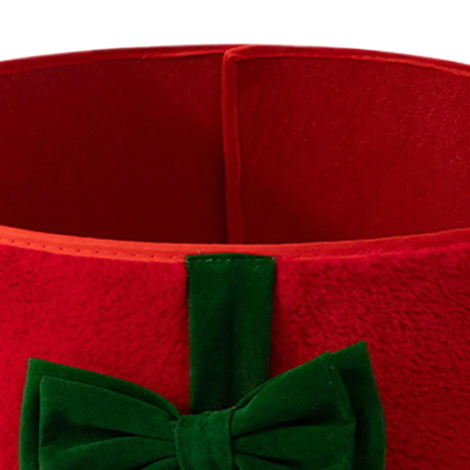 

Чехол на подставку для рождественской елки, плюшевое праздничное украшение с бантом, многоразовая юбка-подставка для рождественской елки для настольного фермерского дома