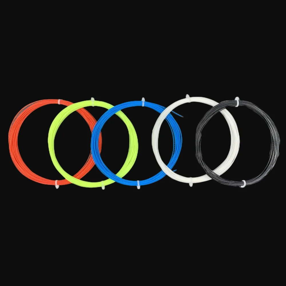 

High Elastic Badminton Racquet String Break Proof Durable Training Badminton Strings Flexibility 0.7MM Colorful Racket Line