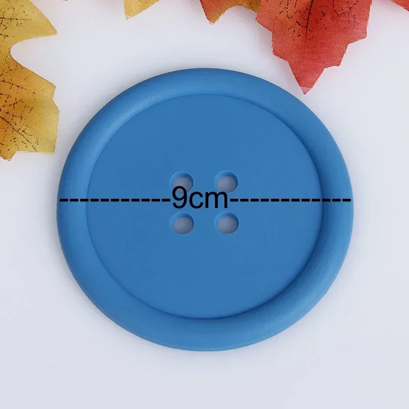 

Cute Multi-Color Silicone Button Coasters For Cups Mugs Drinks Home Coffee Pad Tabletop Cushion Mats