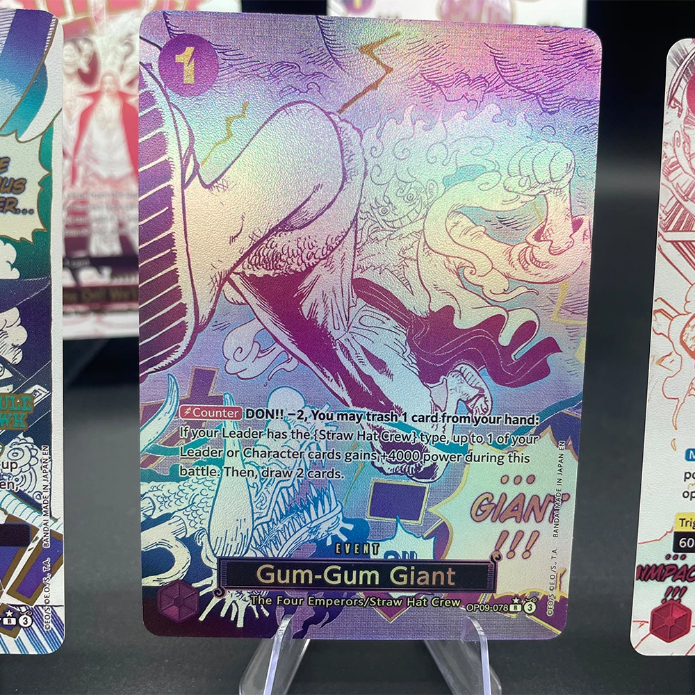 

2025 OP09-096 PRB02 # 096 Моя эра...начинается!!! Коллекционная карта EVENT Anime Proxy OPCG ALT ART TEACH OP09-020 Flash Card, подарок для детей