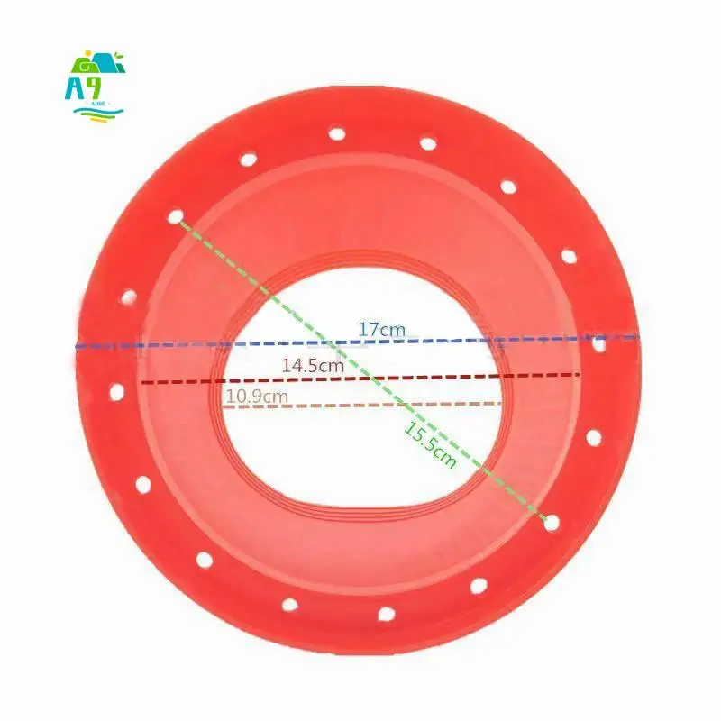 

A09E-2Pcs 6.5 Inch Universal Car Speaker Waterproof Cover Speaker Silicone Sound Insulation And Heat Insulation Gasket