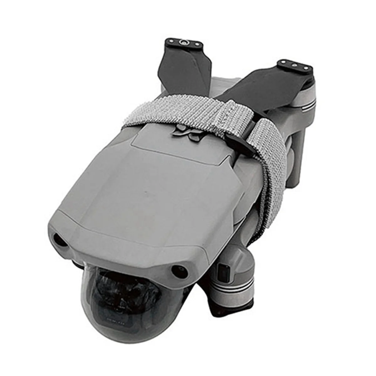 N18R 4 piezas correa elástica gris con hebilla para modelo de avión, accesorios para drones 1x12,5 pulgadas (25 mm x 320 mm)