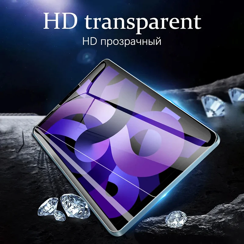 واقي شاشة لجهاز iPad 10th 9th 8th 7th 6th Gen Soft PET Film For Pro 11 12.9 2022 2021 Mini 6 Air 5 4 10.9 Air 3 2 1 Pro 9.7