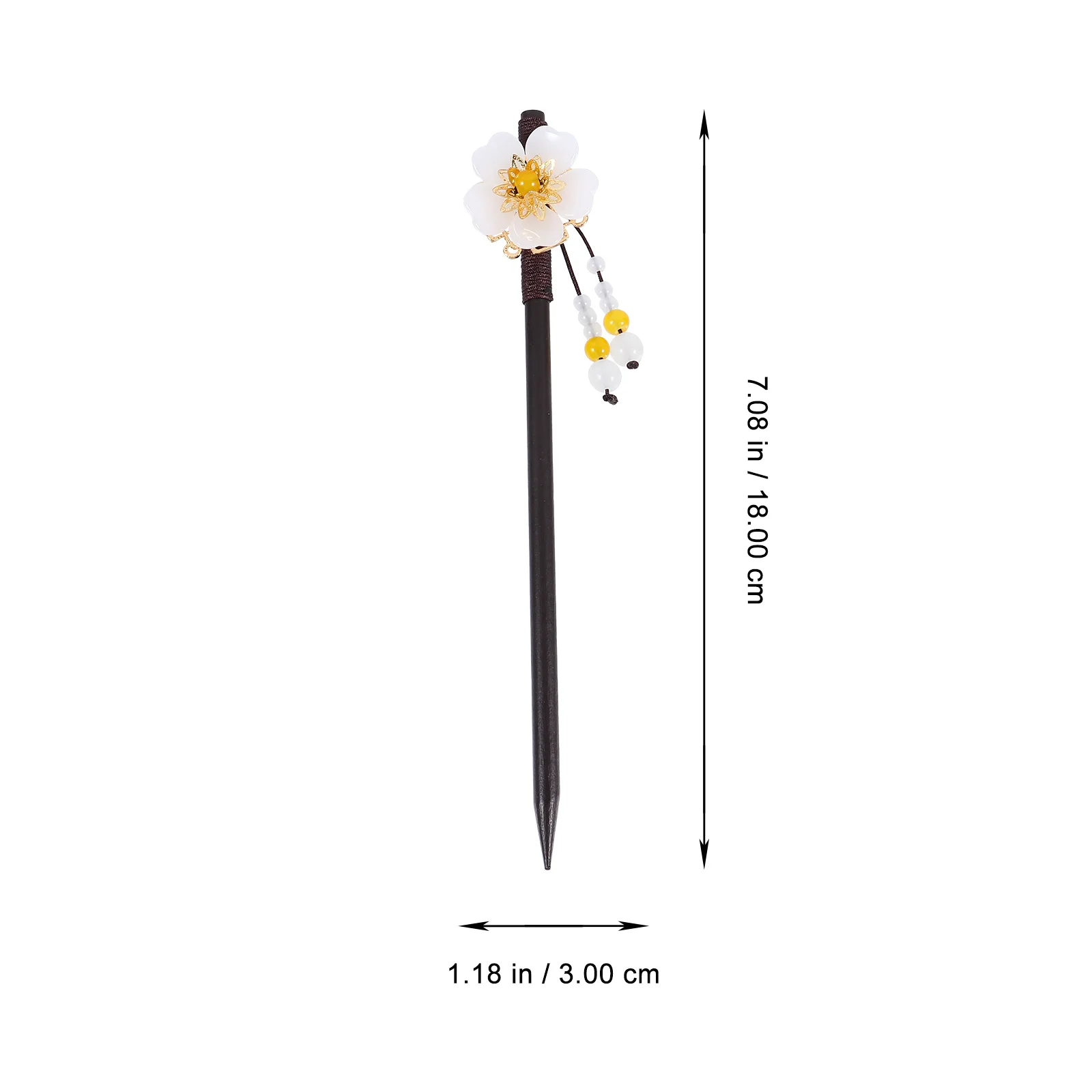 

Винтажная деревянная палочка в китайском стиле, вилка для волос для женщин, заколка для волос в стиле ретро, элегантный аксессуар для волос, подарок для девочек