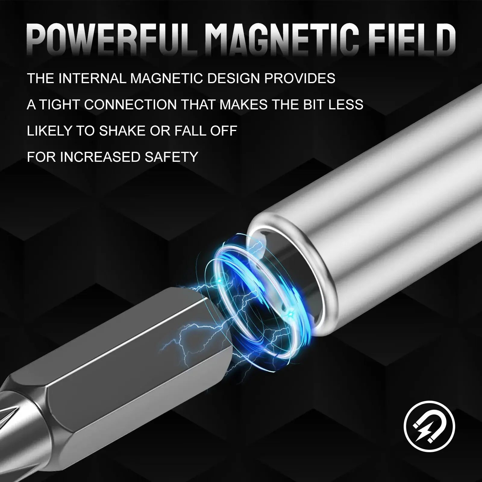 Magnetic Hexagonal Screwdriver Bit Extended Connecting Rods Drill Bit Extension Steel Carbon Handle Holder Woodworking Tools