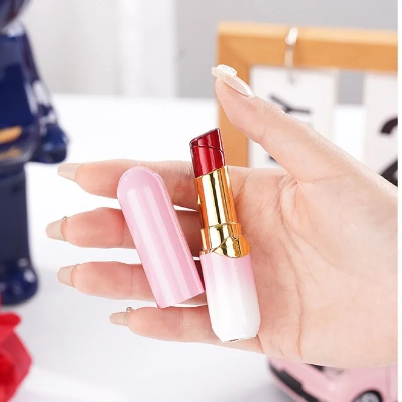 Creative Lipstick Lighter Women's Jewelry Butane Torch Cigarette Lighters Smoking Accessories Beautiful And Fun Gift for Girls