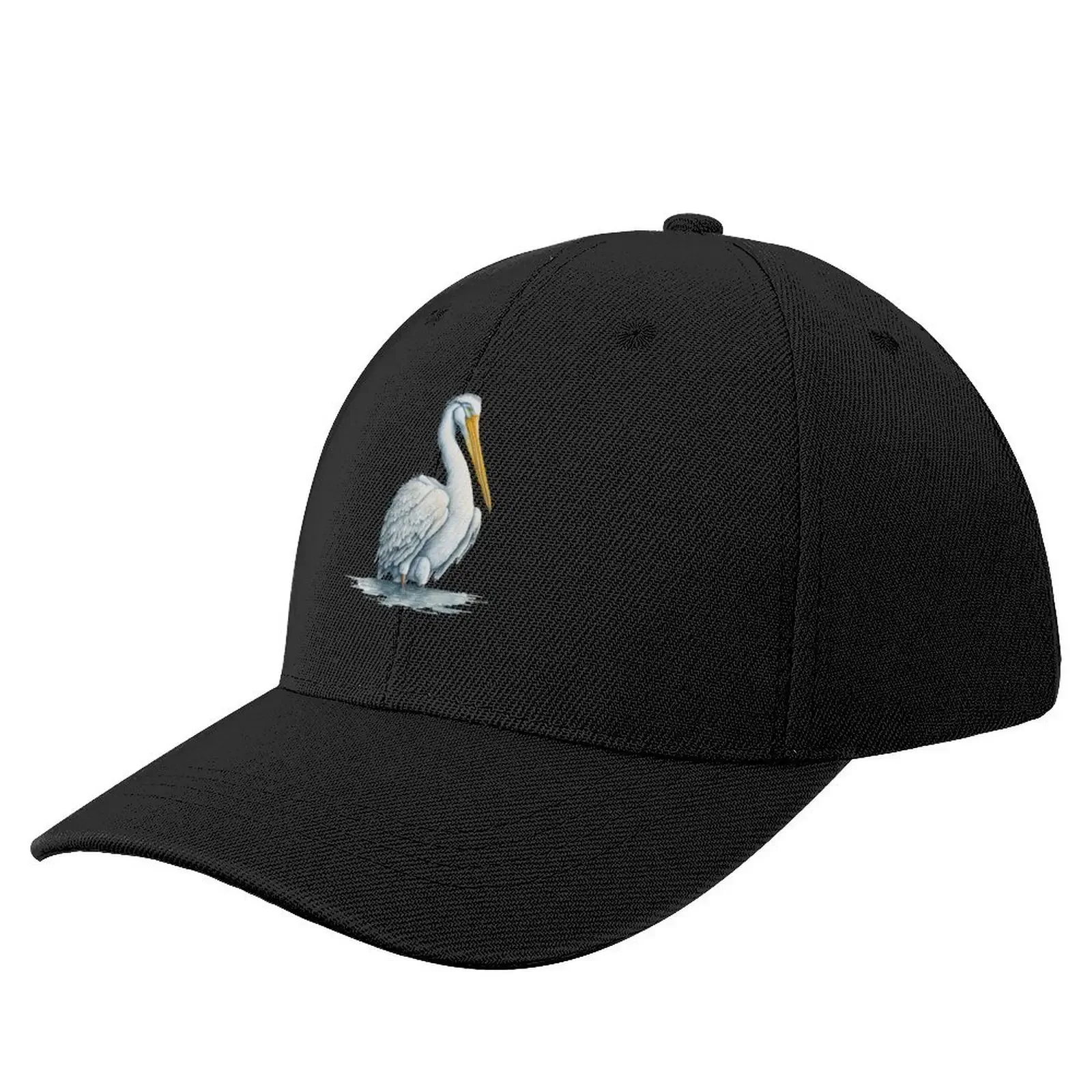 

American White Pelican watercolor Baseball Cap Cosplay Sunhat Mens Hats Women's