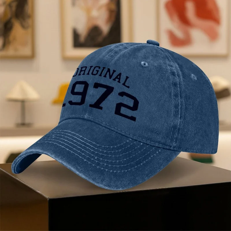 Retro 1972 Digital Pattern Baseball Cap for Men and Women