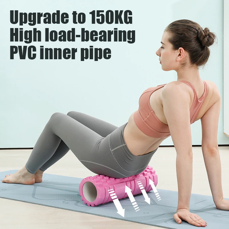 EVA Yoga Pilates busa rol 3D olahraga Yoga blok Gym kebugaran Roller nyeri Realef pijat otot rol