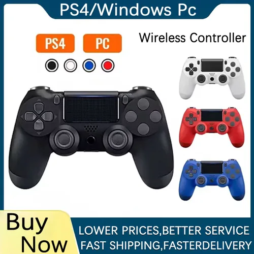 Controlador de mando inalámbrico Bluetooth para consola Playstation 4, Joystick Compatible con PS4/PS3/TV/PC/IOS