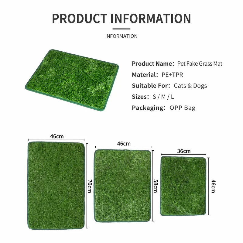 Washable Dog Grass Potty Mat 6