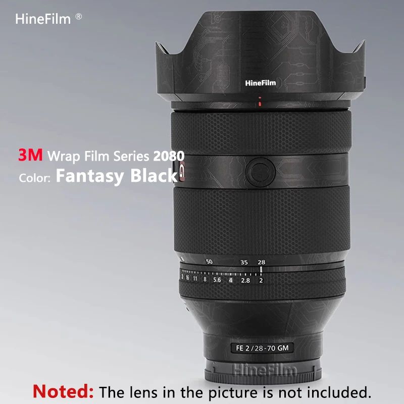 Hinefilm Skin for Sony 2870F2 Lens Skin for Sony 28-70mm F2 GM Lens Sticker FE28-70 f2G Lens Skin 28 70 f2 Wrap Cover 2870GM