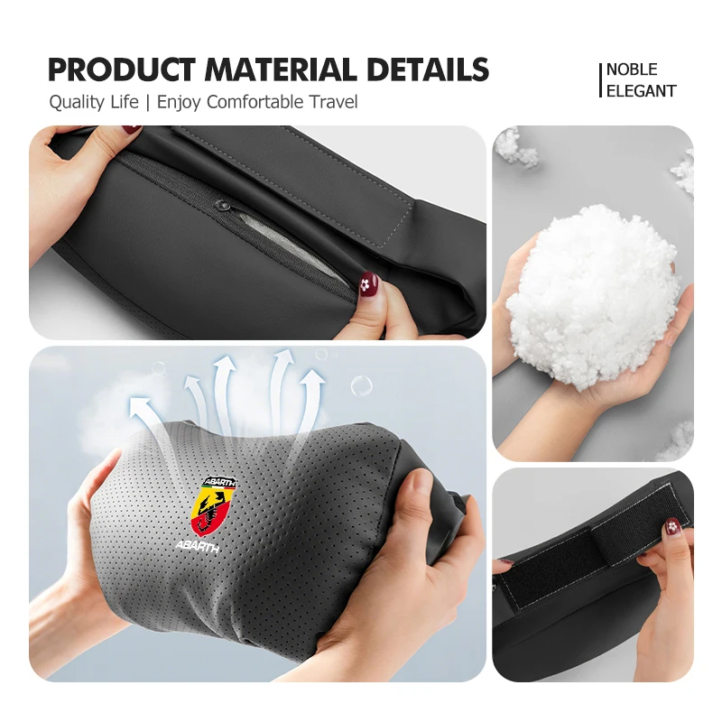 ل أبارث مسند الرأس لمقعد السيارة مريح القيادة وسادة دعم الرقبة UNO أسترا برافو باندا لينيا فريمونت سترادا دوبلو