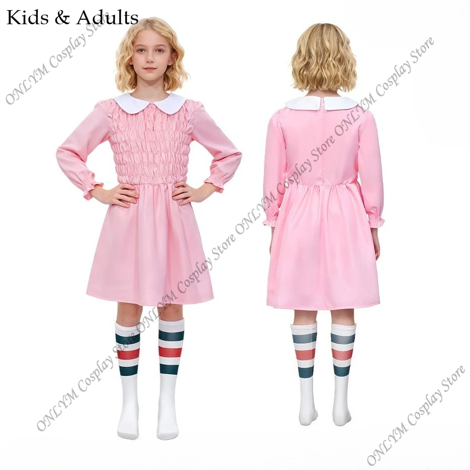 

Одиннадцать 11 странных вещей, косплей, костюм «Очень странные дела», костюм на Хэллоуин, карнавал, униформа для ролевых игр, Рождественский наряд для женщин