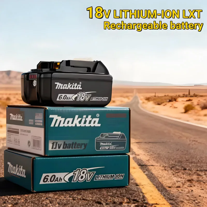 

Authentic Makita 18v 6000mAh Battery BL1850 BL1880 BL1860B LXT400 Electric Tool Makita 18v Battery Rechargeable Lithium ion