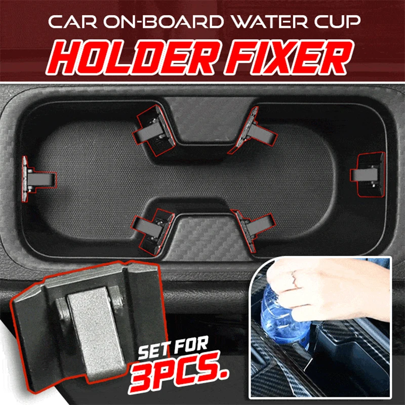 3Pcs/6Pcs Car On-Board Water Cup Holder Fixer Set Cup Fixer For Cup Holder