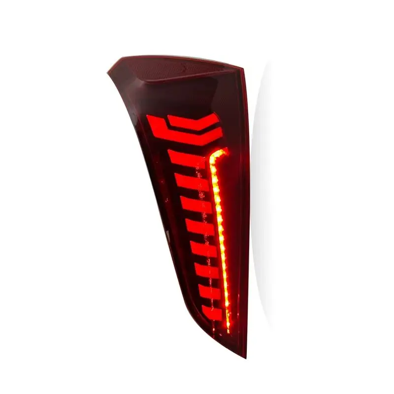 Dynamic LED Sequential Tail Light Assembly, 2009-2017 Rear Lamp with Scanning Turn Signal