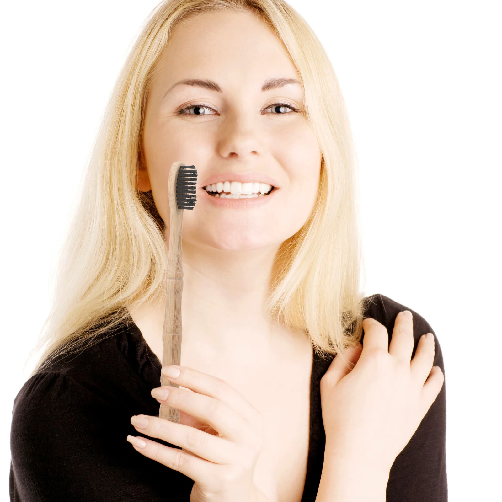 

4Pcs Bamboo Toothbrushes Soft Bristle Household Portable Travel Toothbrushes for Oral Cleaning Bamboo Toothbrush