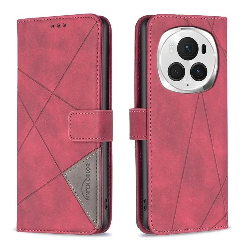 Luxury Leather Phone Case on For Huawei Honor Magic 6 Pro Magic6 Lite 6Pro 6Lite 2024 Couqe Magnetic Wallet Flip Cover Fundas