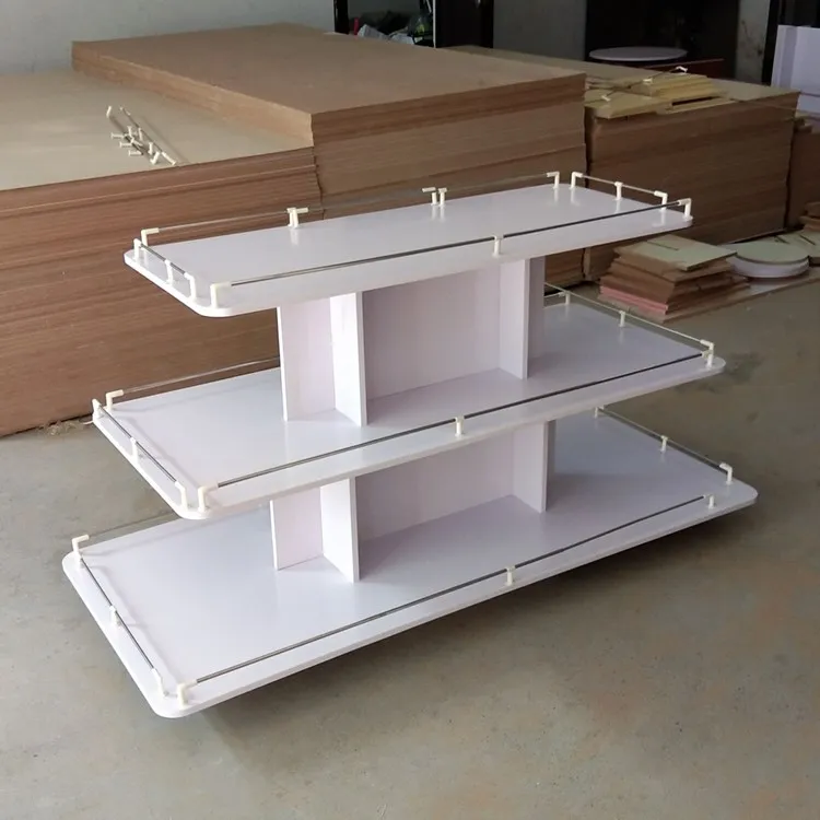 Wooden Display Cabinet Shelf Shoe Store Display Shelf Zhongdao Cabinet Maternal and Infant Store Supermarket Red Wine Cosmetics
