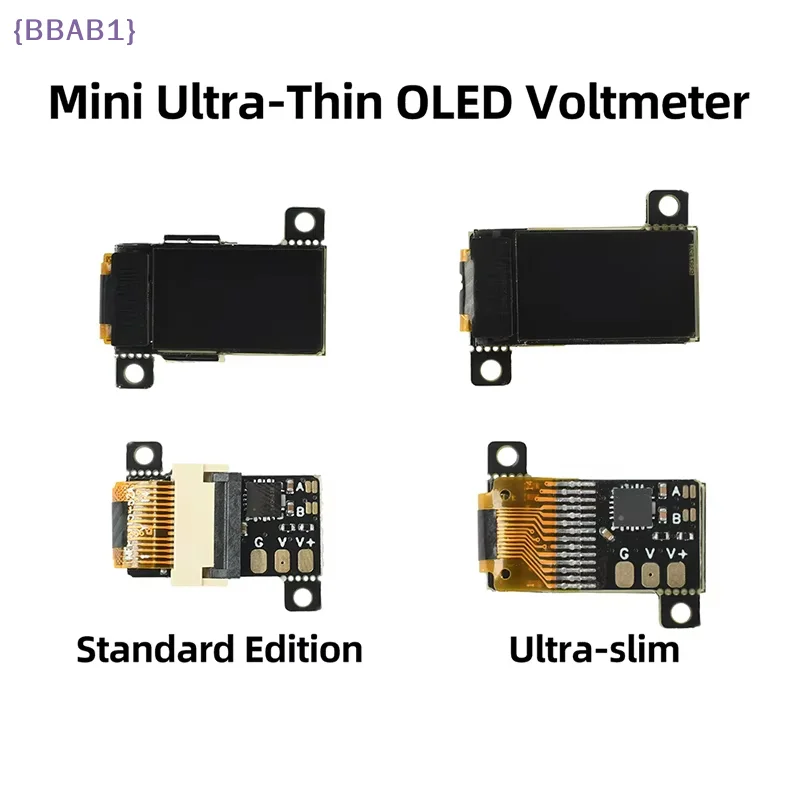【AB1】The Smallest Ever 0.5 Inch OLED Digital Voltmeter 0-30V Ultra Thin High Precision 2/3 Wire New Arrival{H}