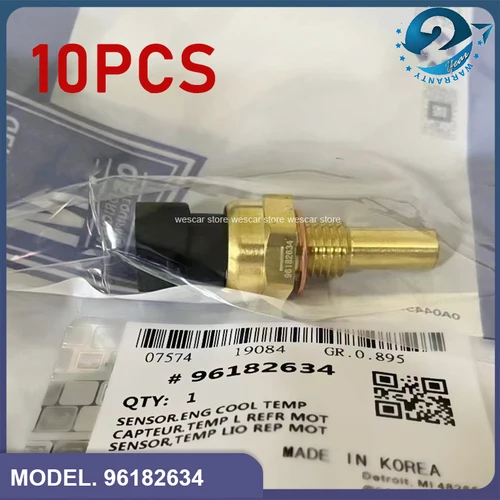 Sensor de temperatura del refrigerante de agua, OEM #96182634, 10 piezas, para Chevy, Buick, Excelle, Escalade, Cadillac, Daewoo, GMC, Pontiac, Opel, Vauxhall