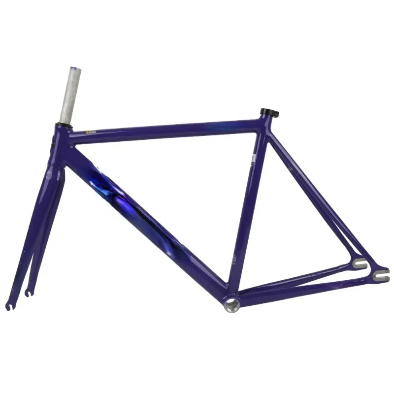 SNM100 Aluminum Alloy Fixed Gear Bike Frame Bicycle Alloy Frame together with Rigid Front Fork