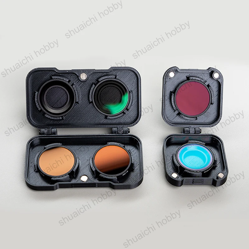 Camera Lens UV Protector/CPL/ND Filter Aluminum Alloy Frame Dustproof Protective Cover for DJI OSMO Nano Drone Aerial Shooting