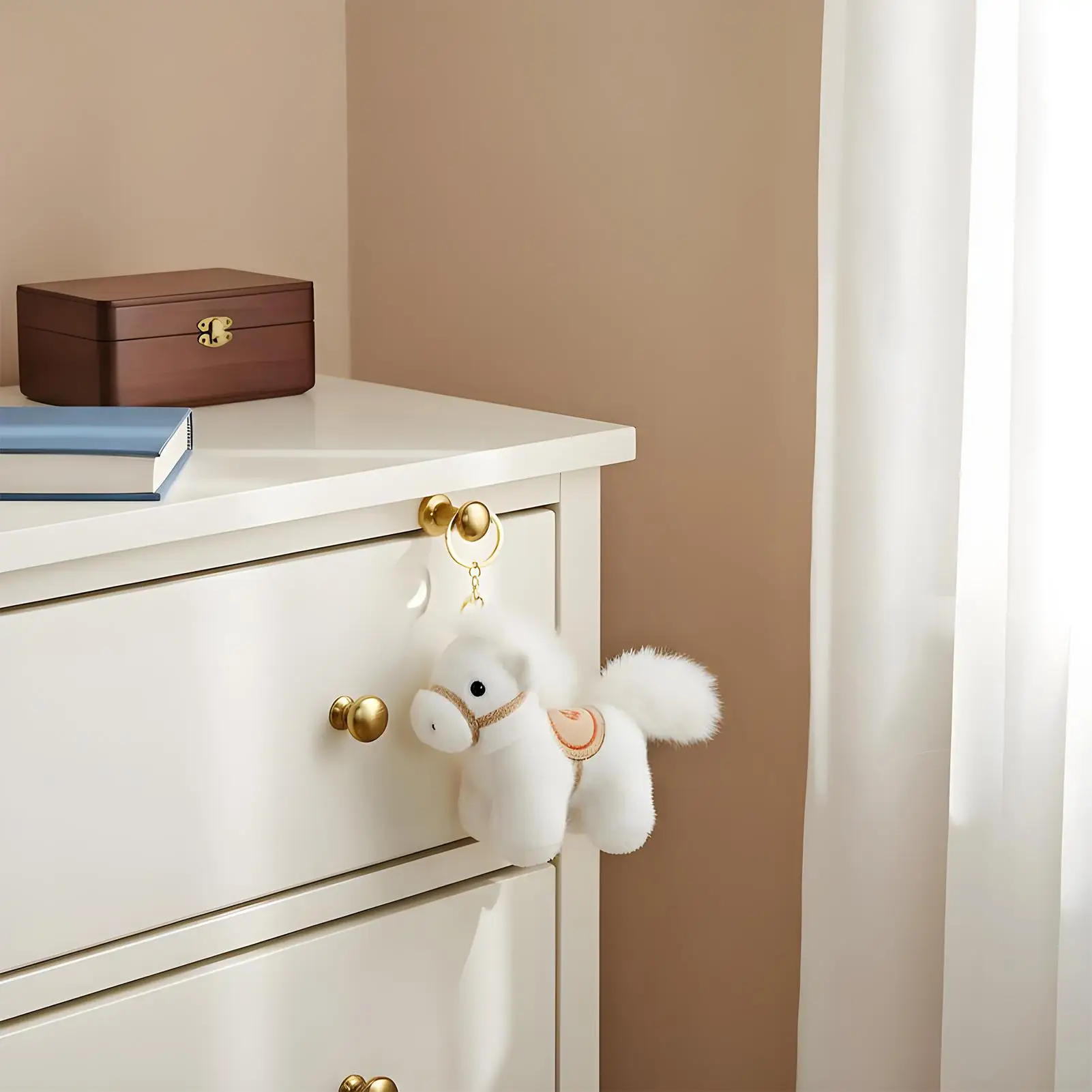 سحر محفظة الحصان طويلة الأمد تذكار الكرتون سحر 2026 سنة الحصان المفاتيح للوازم الفردية أصدقاء الأسرة #5