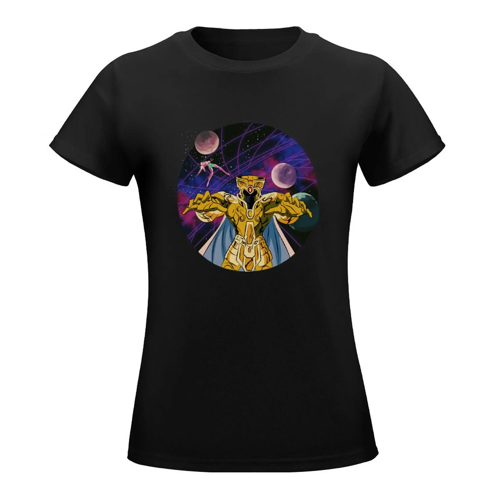 Saga Gemini Saint Seiya T-Shirt funny Aesthetic clothing graphics tees t-shirt dress for Women graphic