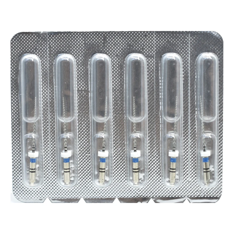 ملفات الأسنان 04 مستدقة محرك عالمي لقناة الجذر يستخدم ملف دوار قناة الجذر الندية Niti أداة طبيب الأسنان المواد #4