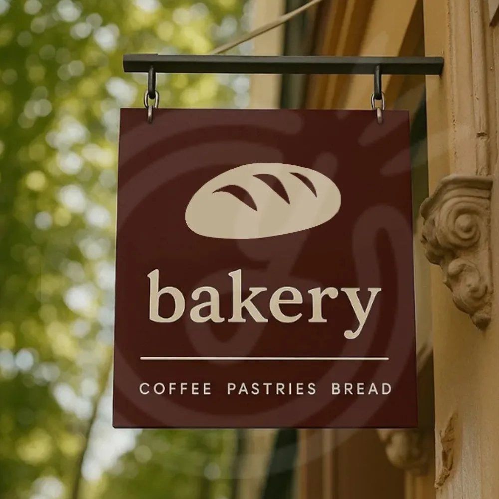 カスタムメタルブレードサイン、屋外両面店舗壁掛けロゴ看板、美容院向け