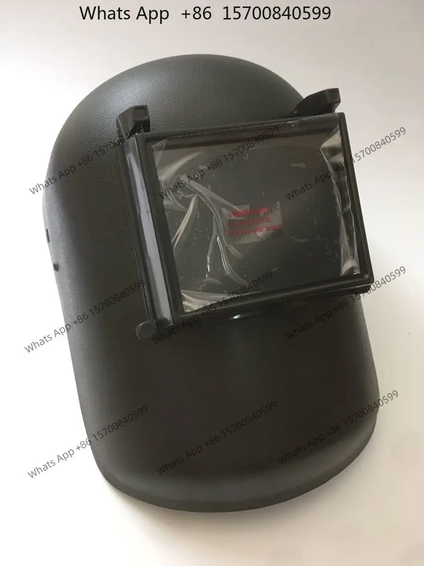 Large glass argon arc welding mask Large lens welding cap 90 * 110 outer frame mask Argon arc welding cap with headband