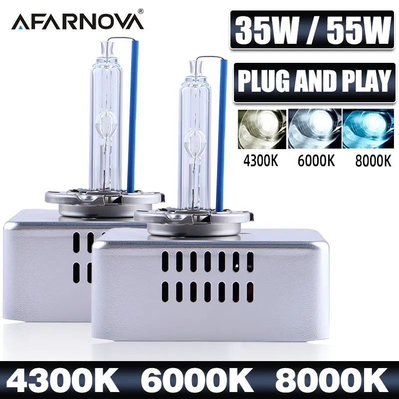 

2PCS D5S Car Headlight CANBUS 35W 55W 4300K 6000K 8000K Headlight Lamp Bulb Plug & Play 1:1 HID Ballast Kit For BMW Benz Audi VW