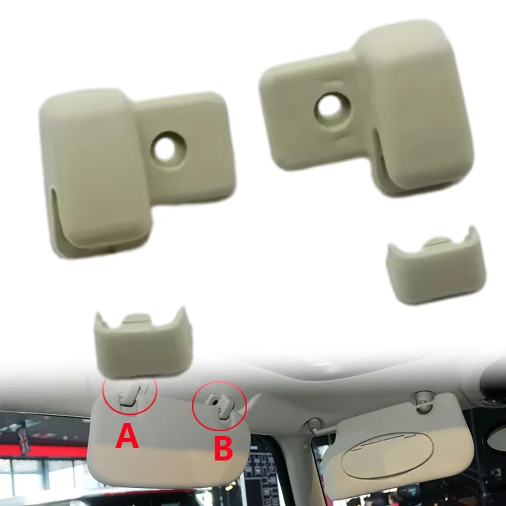 

Car Roof Side Sunvisor Sun Visor Fixed Clip Buckle Hook Bracket for BMW Mini R55 R56 R60 2007-2014 51169812837