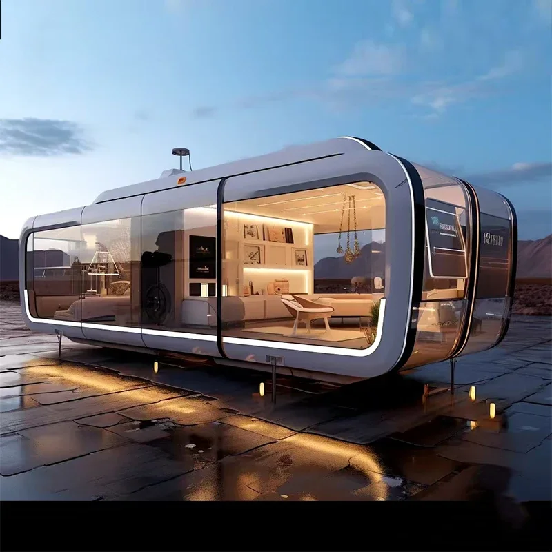 Nueva llegada Cabina de casa pequeña campestre portátil y fácil de montar - Cápsula espacial móvil
