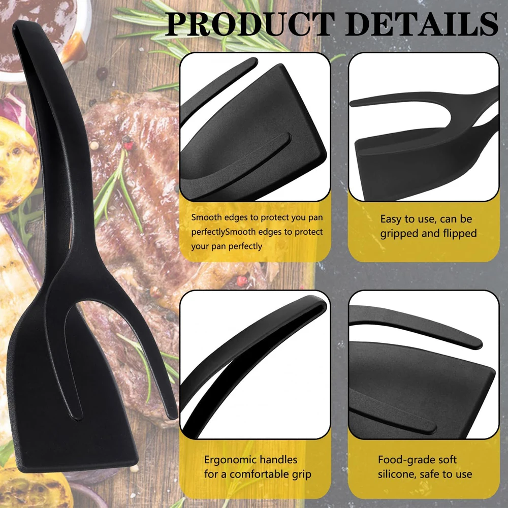 2 in 1 Grip Flip Spatula Clamp - Home Cooking In French recension och pris