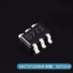 10~50Pcs New original DAC7571IDBVR SOT-23-6