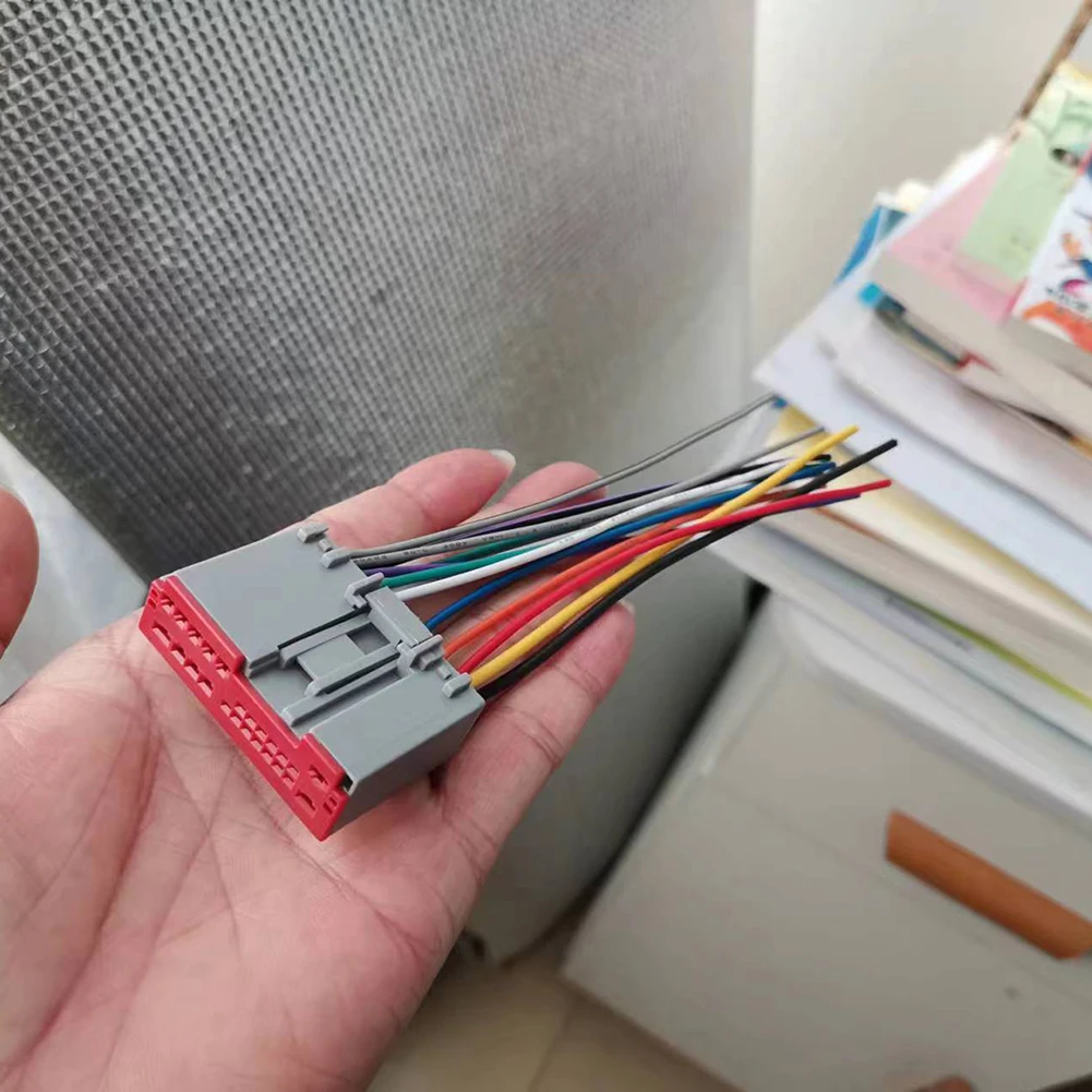 Car Radio Player Wiring Harness Audio Wire Adapter For FORD For Escape Car Radio Adaptor Connector Wire Kit Car