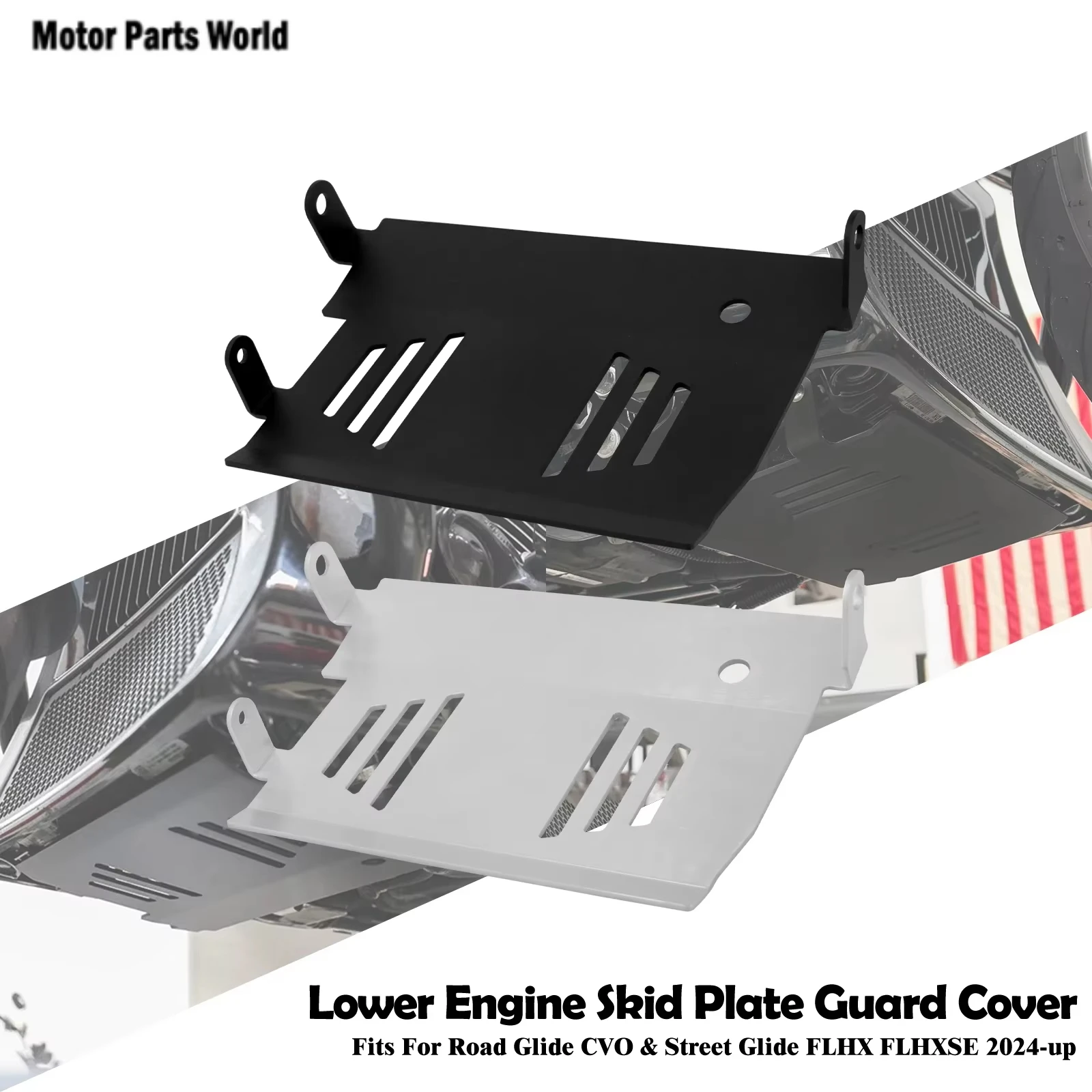 

For Harley Touring Road Street Glide FLTRX FLHX FLHXSE FLTRXSTSE Motorcycle Engine Protection Cover Chassis Guard Skid Plate 24