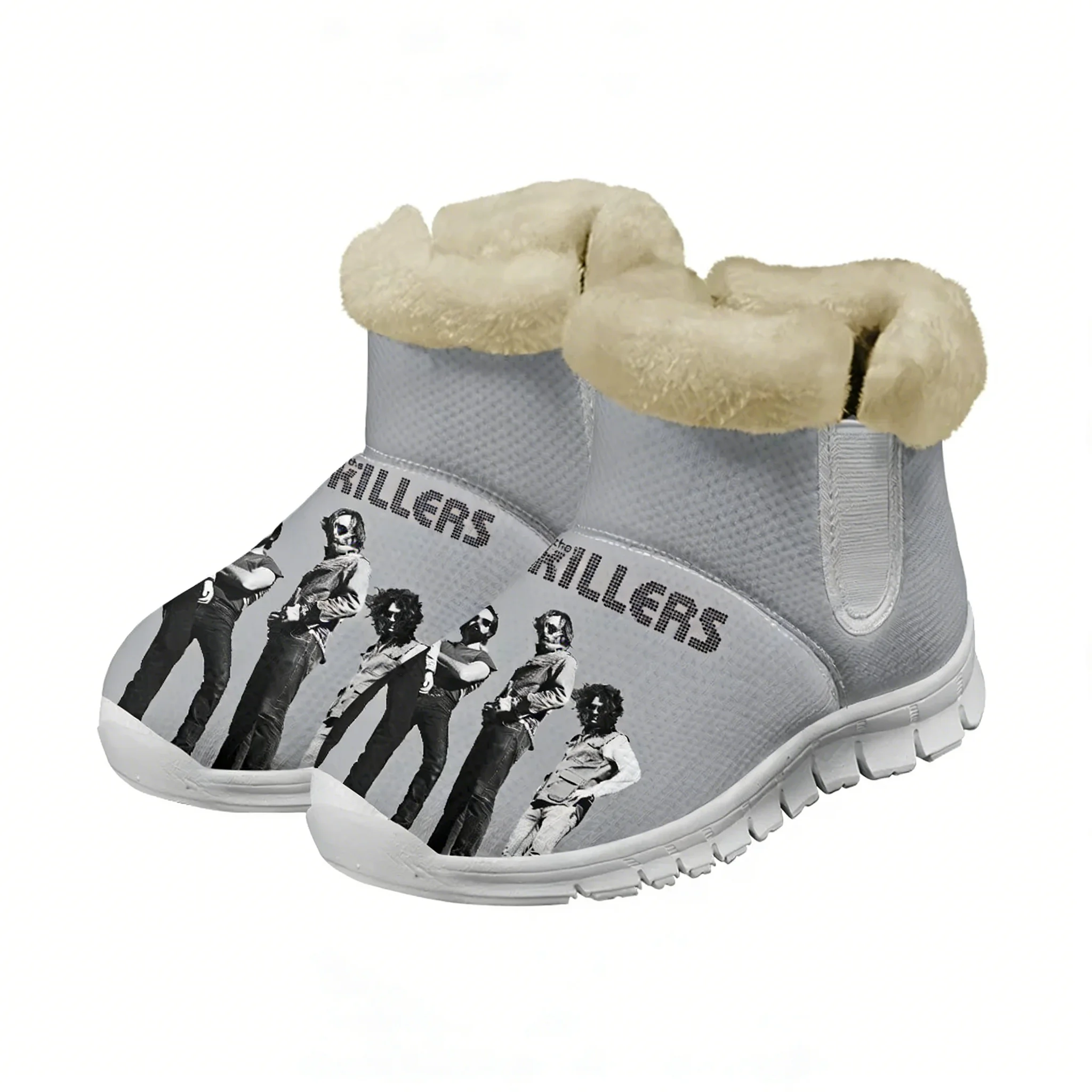 

The Killers Snow Boots Warm Boot Men Women Casual Shoes High Quality Casual Lightweight Personalized Pattern Print Custom Shoes